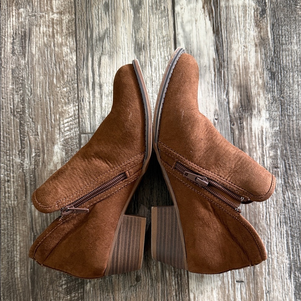 Esprit Women's Ankle Booties in Brown Suede - Picture 7 of 10